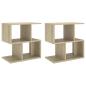 Preview: Nachttische 2 Stk. Sonoma-Eiche 50x30x51,5 cm Holzwerkstoff