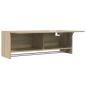 Preview: Kleiderschrank Sonoma-Eiche 100x32,5x35 cm Holzwerkstoff