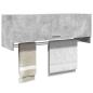 Preview: Kleiderschrank Betongrau 100x32,5x35 cm Holzwerkstoff