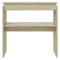 Preview: Konsolentisch Sonoma-Eiche 80x30x80 cm Holzwerkstoff