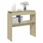 Preview: Konsolentisch Sonoma-Eiche 80x30x80 cm Holzwerkstoff