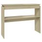Preview: Konsolentisch Sonoma-Eiche 102x30x80 cm Holzwerkstoff