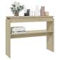 Preview: Konsolentisch Sonoma-Eiche 102x30x80 cm Holzwerkstoff