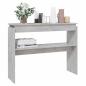 Preview: Konsolentisch Betongrau 102x30x80 cm Holzwerkstoff