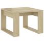Preview: Beistelltisch Sonoma-Eiche 50x50x35 cm Holzwerkstoff