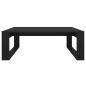 Preview: Couchtisch Schwarz 100x100x35 cm Holzwerkstoff