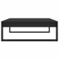 Preview: Couchtisch Schwarz 100x100x35 cm Holzwerkstoff