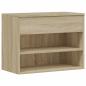 Preview: Schuhbank Sonoma-Eiche 60x30x45 cm Holzwerkstoff