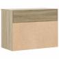 Preview: Schuhbank Sonoma-Eiche 60x30x45 cm Holzwerkstoff