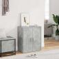 Preview: ARDEBO.de - Schuhschrank Betongrau 60x35x70 cm Holzwerkstoff