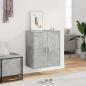 Preview: Schuhschrank Betongrau 60x35x70 cm Holzwerkstoff
