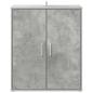 Preview: Schuhschrank Betongrau 60x35x70 cm Holzwerkstoff
