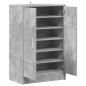 Preview: Schuhschrank Betongrau 60x35x92 cm Holzwerkstoff