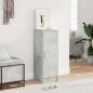 Preview: ARDEBO.de - Schuhschrank Betongrau 32x35x92 cm Holzwerkstoff