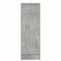 Preview: Schuhschrank Betongrau 32x35x92 cm Holzwerkstoff