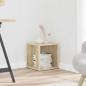 Preview: ARDEBO.de - Beistelltisch Sonoma-Eiche 33x33x34,5 cm Holzwerkstoff