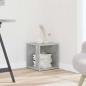 Preview: ARDEBO.de - Beistelltisch Betongrau 33x33x34,5 cm Holzwerkstoff
