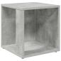 Preview: Beistelltisch Betongrau 33x33x34,5 cm Holzwerkstoff