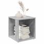 Preview: Beistelltisch Betongrau 33x33x34,5 cm Holzwerkstoff