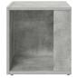 Preview: Beistelltisch Betongrau 33x33x34,5 cm Holzwerkstoff
