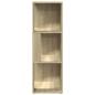 Preview: Eckregal Sonoma-Eiche 33x33x100 cm Holzwerkstoff