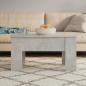 Preview: ARDEBO.de - Couchtisch Betongrau 79x49x41 cm Holzwerkstoff