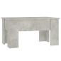 Preview: Couchtisch Betongrau 79x49x41 cm Holzwerkstoff