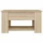 Preview: Couchtisch Sonoma-Eiche 79x49x41 cm Holzwerkstoff