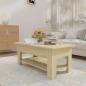 Preview: Couchtisch Sonoma-Eiche 102x55x42 cm Holzwerkstoff