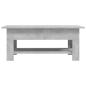 Preview: Couchtisch Betongrau 102x55x42 cm Holzwerkstoff