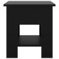 Preview: Couchtisch Schwarz 40x40x42 cm Holzwerkstoff