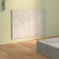 Preview: Kopfteil Betongrau 120x1,5x80 cm Holzwerkstoff