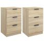 Preview: Nachttische 2 Stk. Sonoma-Eiche 40x36x65 cm