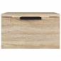Preview: Wand-Nachttisch Sonoma-Eiche 34x30x20 cm