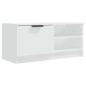Preview: TV-Schrank Weiß 80x35x36,5 cm Holzwerkstoff