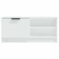 Preview: TV-Schrank Weiß 80x35x36,5 cm Holzwerkstoff