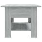 Preview: Couchtisch Grau Sonoma 102x55x42 cm Holzwerkstoff
