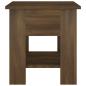 Preview: Couchtisch Braun Eichen-Optik 40x40x42 cm Holzwerkstoff