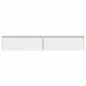 Preview: Wandschr?nke 2 Stk. Wei? 100x30x35 cm Massivholz Kiefer