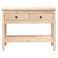 Preview: Konsolentisch 100x35x75 cm Massivholz Kiefer