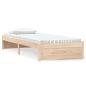 Preview: Massivholzbett ohne Matratze 75x190 cm