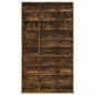Preview: CD-Regal Räuchereiche 102x23x177,5 cm Holzwerkstoff