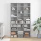 Preview: ARDEBO.de - CD-Regal Grau Sonoma 102x23x177,5 cm Holzwerkstoff