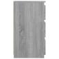 Preview: Nachttisch Grau Sonoma 40x35x62,5 cm Holzwerkstoff