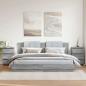 Preview: ARDEBO.de - Nachttische 2 Stk. Grau Sonoma 40x35x62,5 cm Holzwerkstoff