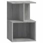 Preview: Nachttische 2 Stk. Grau Sonoma 35x35x55 cm Holzwerkstoff