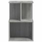 Preview: Nachttische 2 Stk. Grau Sonoma 35x35x55 cm Holzwerkstoff