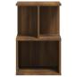Preview: Nachttische 2 Stk. Braun Eichen-Optik 35x35x55 cm Holzwerkstoff