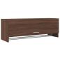 Preview: Kleiderschrank Braun Eichen-Optik 100x32,5x35 cm Holzwerkstoff