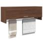 Preview: Kleiderschrank Braun Eichen-Optik 100x32,5x35 cm Holzwerkstoff